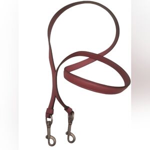 Coach Light Purple Leather Shoulder Strap